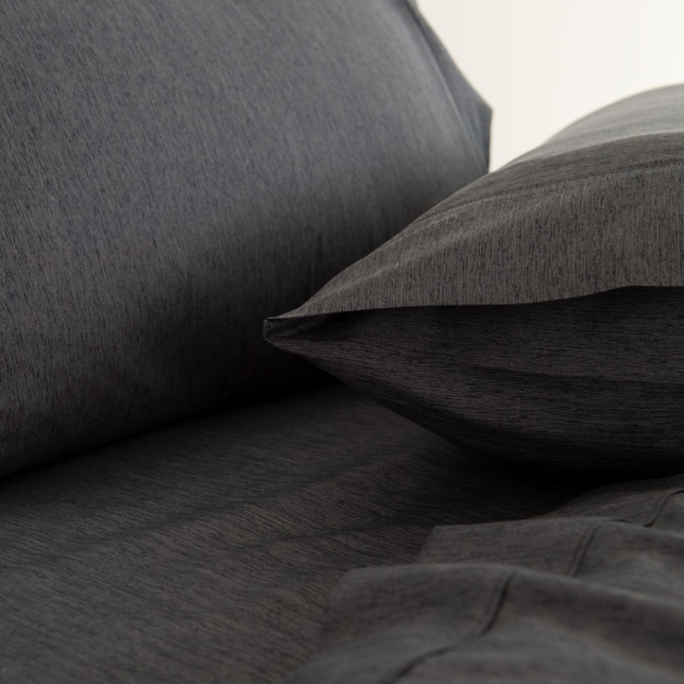 3000TC Bamboo Cooling Sheet Set Ultra Soft Bedding - Queen - Charcoal Image 7