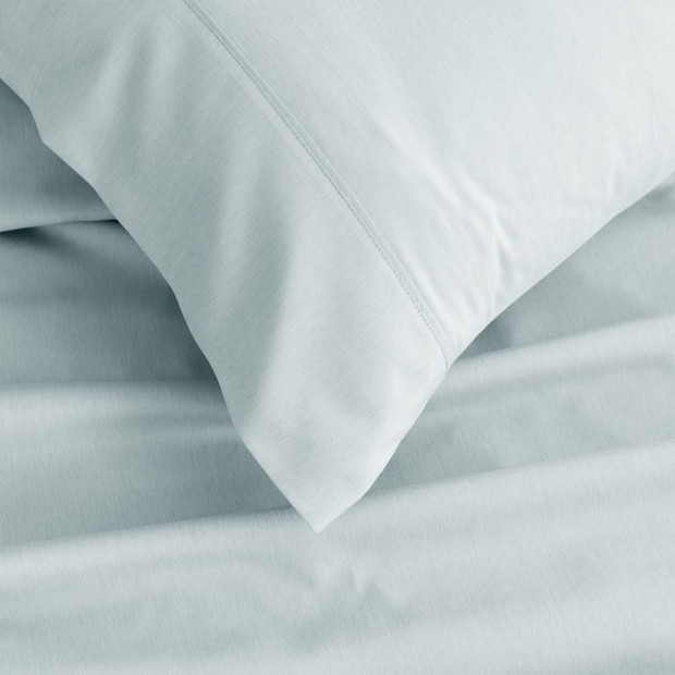3000TC Bamboo Cooling Sheet Set Ultra Soft Bedding - King - Aqua Image 4