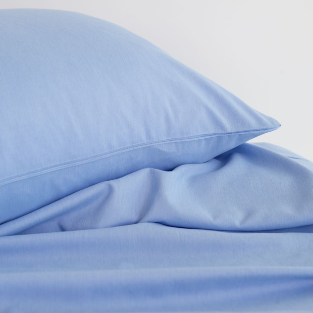 3000TC Bamboo Cooling Sheet Set Ultra Soft Bedding - King - Light Blue Image 7