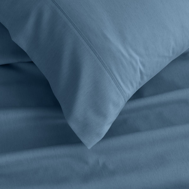 3000TC Bamboo Cooling Sheet Set Ultra Soft Bedding - King - Denim Image 4