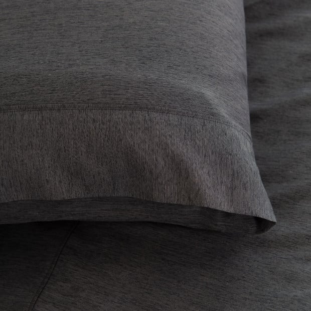 3000TC Bamboo Cooling Sheet Set Ultra Soft Bedding - King - Charcoal Image 6