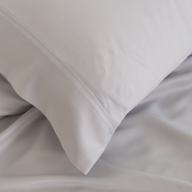 3000TC Bamboo Cooling Sheet Set Ultra Soft Bedding - King - Mid Grey Image 4