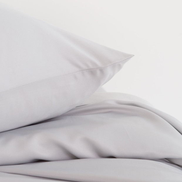 3000TC Bamboo Cooling Sheet Set Ultra Soft Bedding - King - Mid Grey Image 7