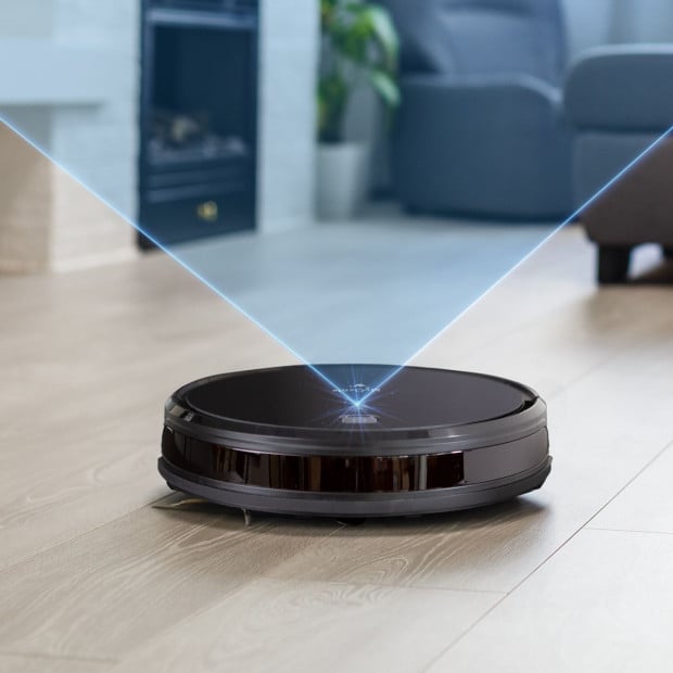 V-MAX 3000 Robotic Vacuum Cleaner VSLAM Technology Wi-Fi Control Black Image 4