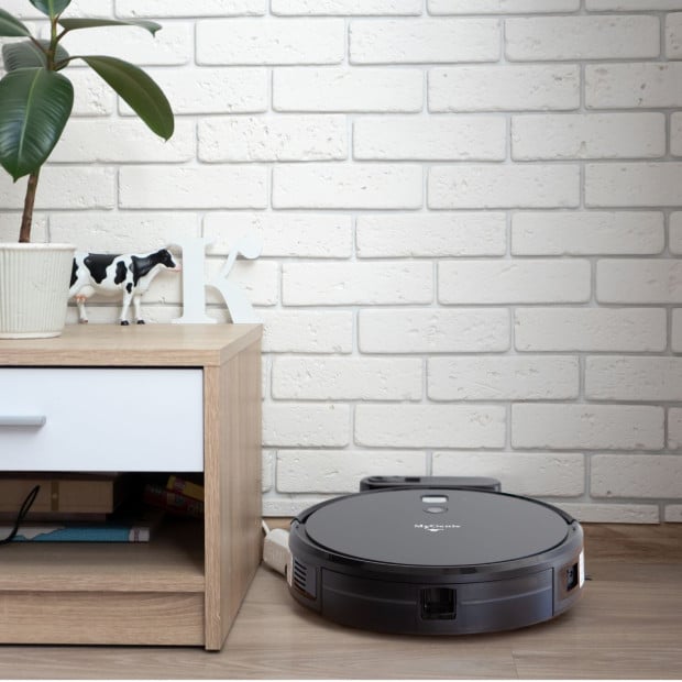 V-MAX 3000 Robotic Vacuum Cleaner VSLAM Technology Wi-Fi Control Black Image 5