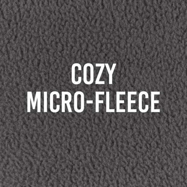 Polar Fleece Flannel Sheet Set Cozy - Double - Charcoal Image 6
