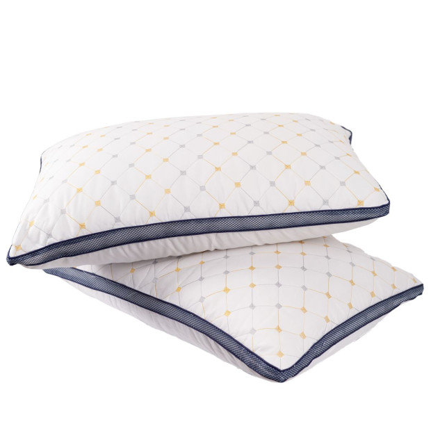 Chiro Comfort Pillows 2 Pack Hotel Quality Air Mesh Ultra Comfort