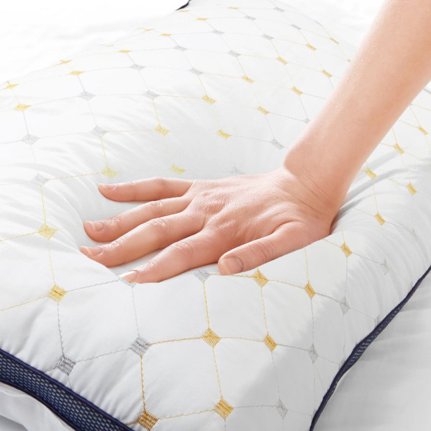 Chiro Comfort Pillows 2 Pack Hotel Quality Air Mesh Ultra Comfort Image 3
