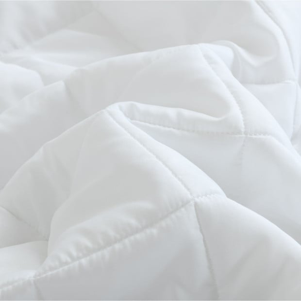 Coverlet Set Bedspread Soft Breathable 3 Piece Set - Queen - White Image 5