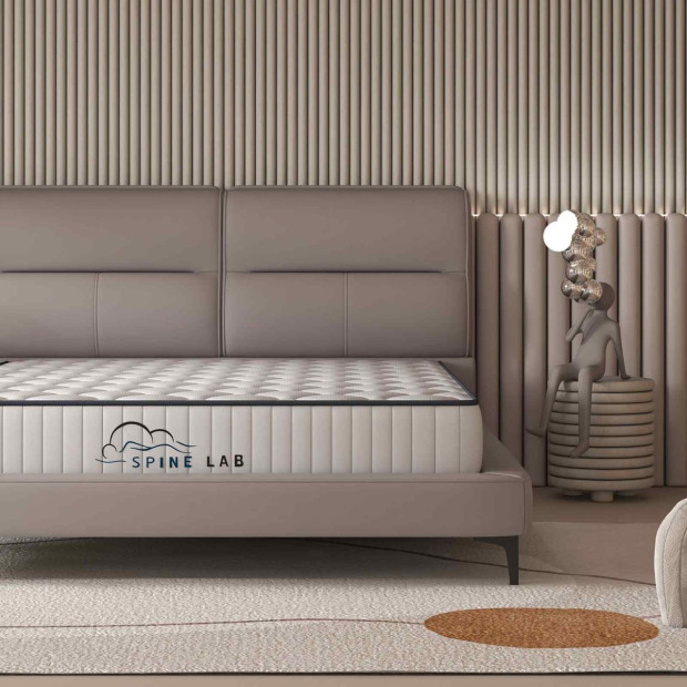 Mattress 5 Zone 21cm Medium Firm Bonnell Spring - King Single - White Image 3