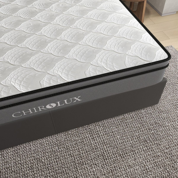Latex Foam Pocket Spring Mattress Medium Firmness 34cm King Grey Image 10
