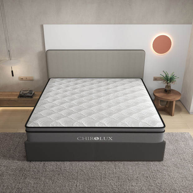Latex Foam Pocket Spring Mattress Medium Firmness 34cm King Grey Image 3