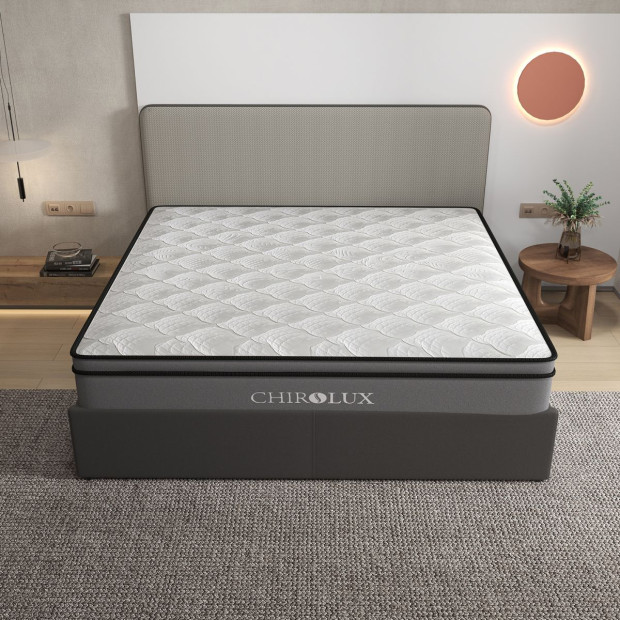 Latex Foam Pocket Spring Mattress Medium Firmness 34cm King Grey Image 5