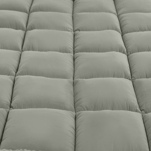 Quilt 800GSM Charcoal Blend Cover Duvet Bedding - Queen - Charcoal Image 10
