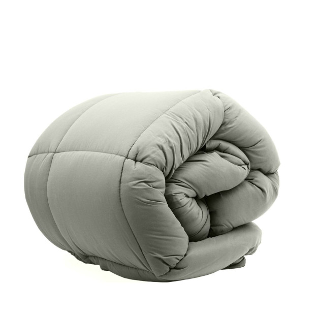 Quilt 800GSM Charcoal Blend Cover Duvet Bedding - Queen - Charcoal Image 2