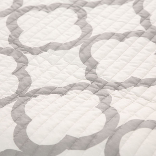 Bamboo Cooling Reversible 7 Piece Comforter Set Bedspread Queen White Image 8