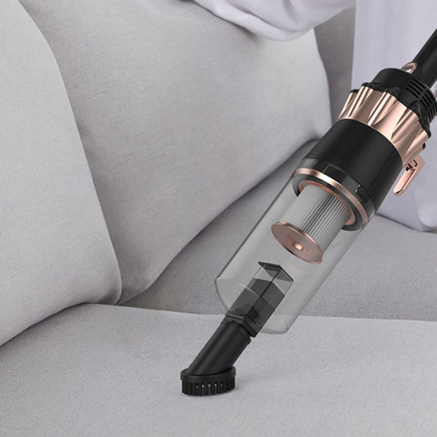 CX300 2 in 1 Corded Stick Vacuum Ultralight Bagless Black Rose Gold Image 8