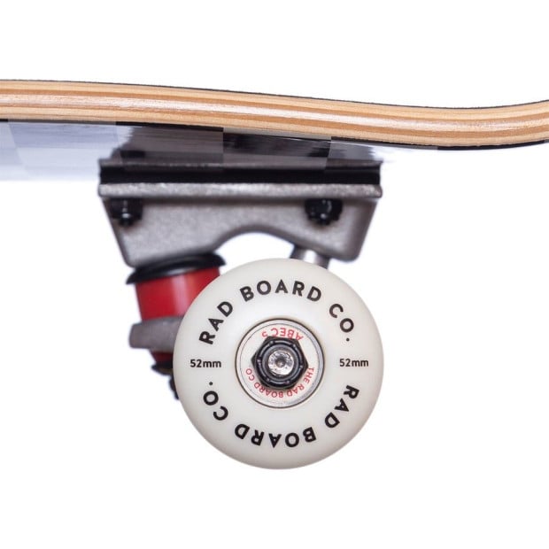 RAD Complete Dude Crew 7.75 x 31 Skateboard - Checkers Black White Image 4