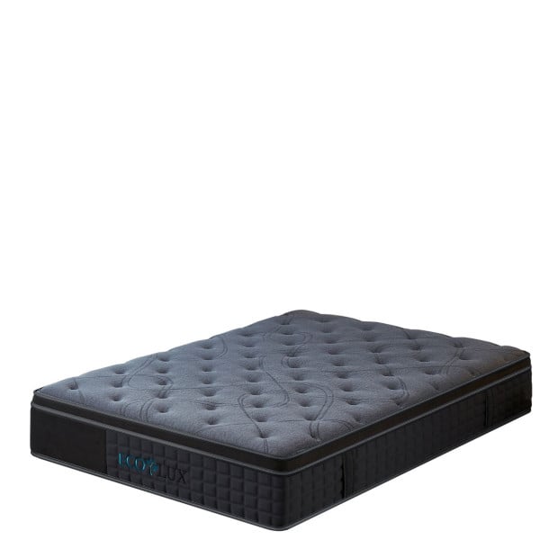 Euro Top 7-Zone Pocket Spring Mattress Medium Firm Queen - Charcoal Image 3