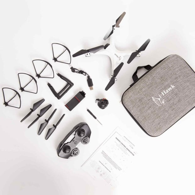 i-Hawk Sparrow Drone with HD Camera Quadcopter White Image 3