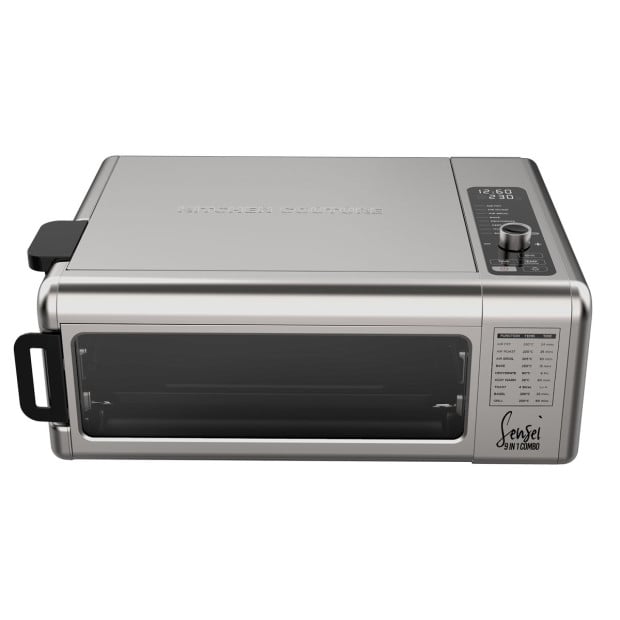 9-in-1 XL Flip Air Fryer Oven Grill Stainless Steel Image 10