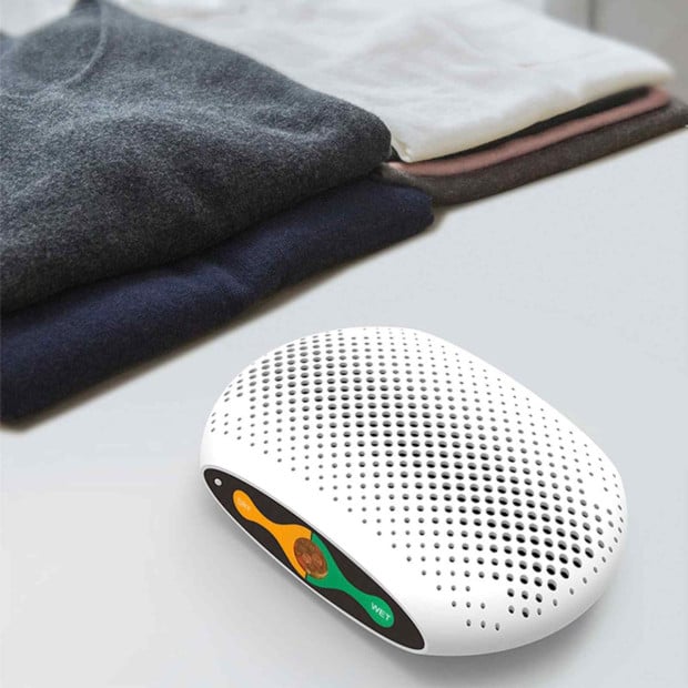 Compact Reusable Dehumidifier Moisture Extractor Compact White Image 3