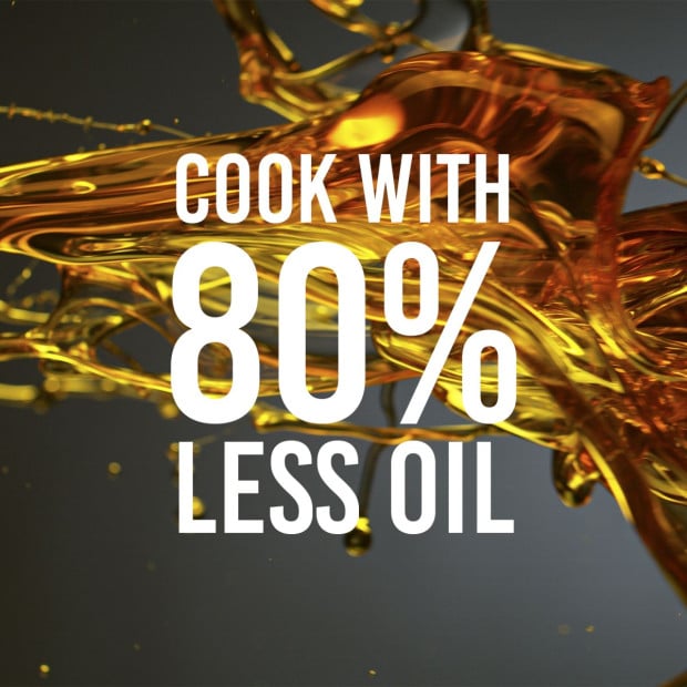 10 Litre Compact Air Fryer Oven Oil Free Cooking Silver Image 8