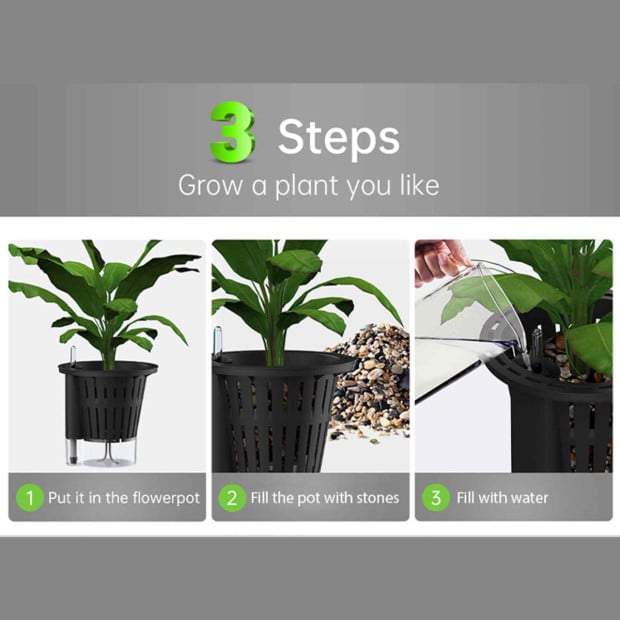 Tower Air Purifier with Planter 2-in-1 WI-FI App Control HEPA White Image 6
