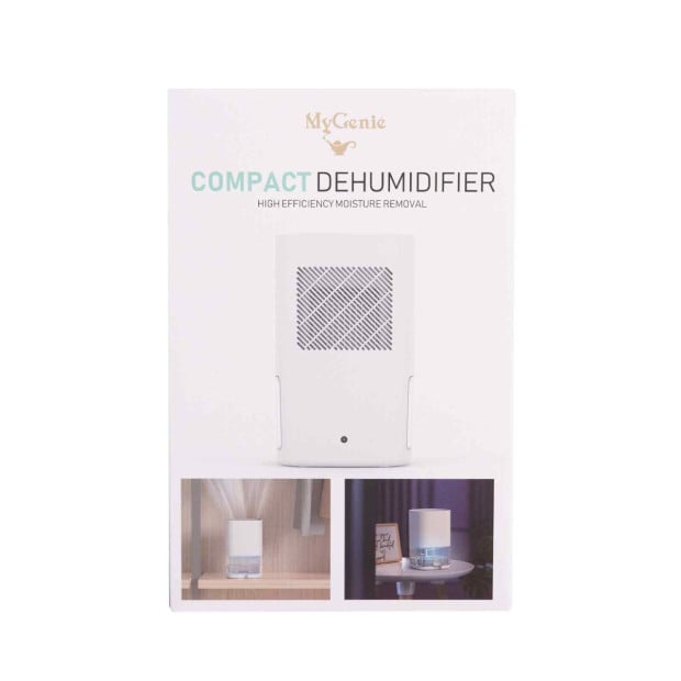 Compact Dehumidifier LED Lights 1 Litre Portable Stylish Design White Image 11