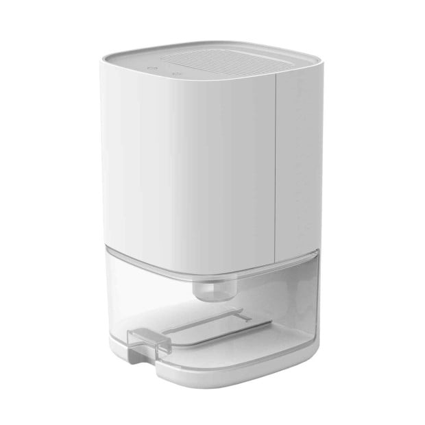 Compact Dehumidifier LED Lights 1 Litre Portable Stylish Design White Image 12