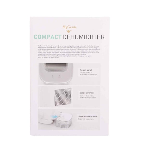 Compact Dehumidifier LED Lights 1 Litre Portable Stylish Design White Image 7