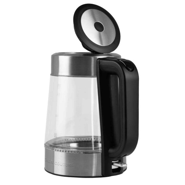 Cool Touch Stainless Steel LED Glass Kettle Dual Wall 1.7L Image 9