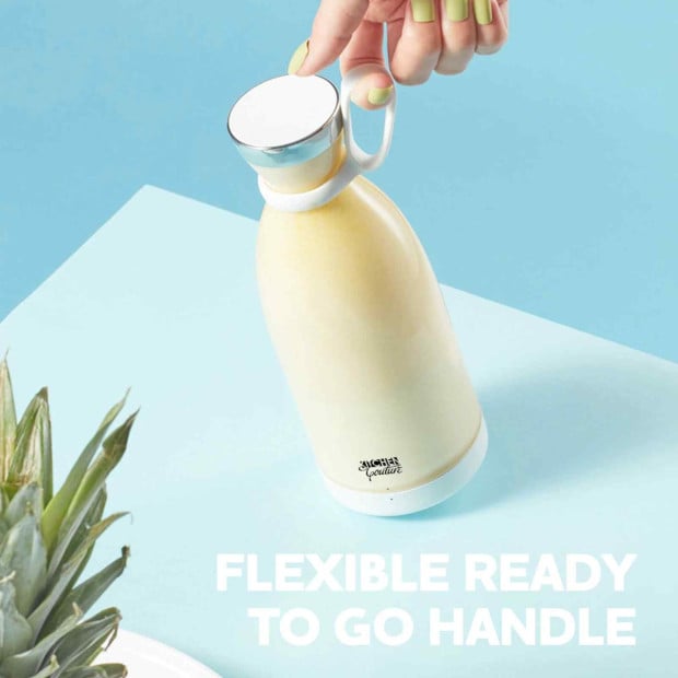 Fusion Portable Blender Electric Hand Held Mixer Shaker Maker - White Image 3