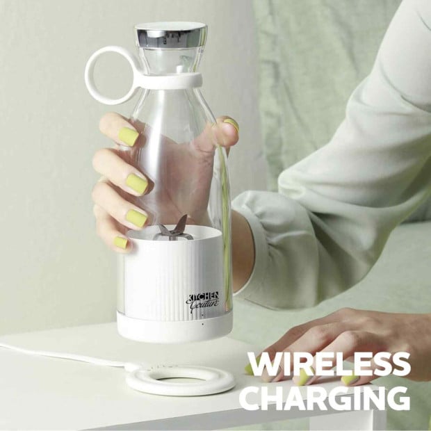 Fusion Portable Blender Electric Hand Held Mixer Shaker Maker - White Image 5