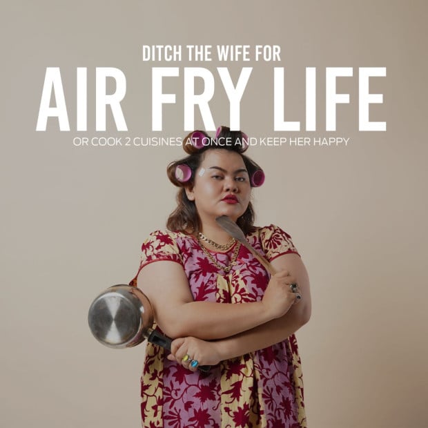 Dual View 2 x 5 Litre (10 Litre) Air Fryer Stainless Steel Image 6