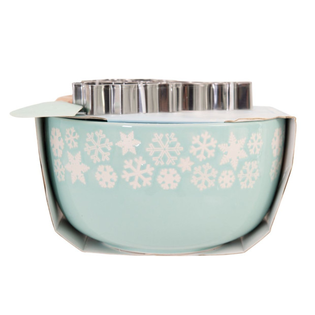 Electroplate Icy Snowflake Mini Mix Bowl Set Image 2