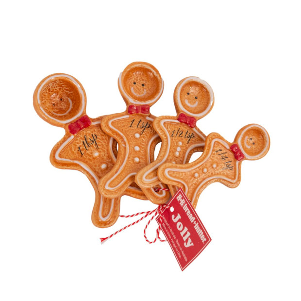 Figurine Gingerbread Man Spoons 4 Pack Image 2