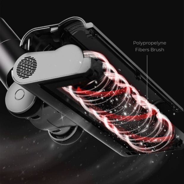 X9 Twin Spin Turbo Mop Vacuum Cleaner Vacuum Cordless - Red Image 8