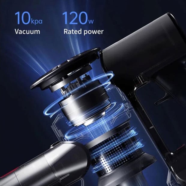X9 Twin Spin Turbo Mop Vacuum Cleaner Vacuum Cordless - Red Image 9