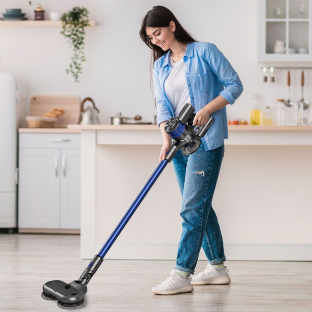 X9 Twin Spin Turbo Mop Vacuum Cleaner Vacuum Cordless - Blue Image 2