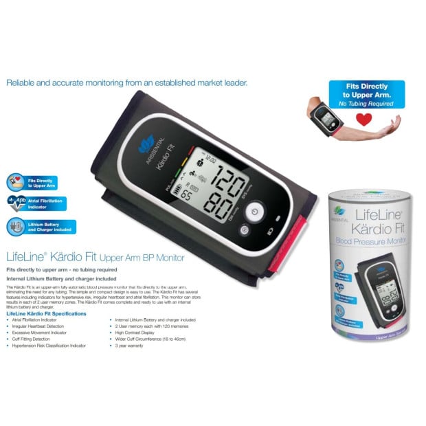Lifeline Kardio Fit Blood Pressure Monitor Image 4