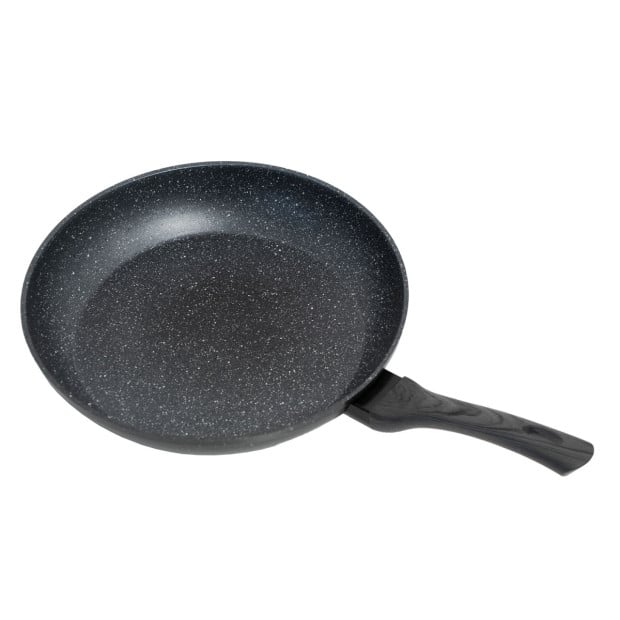 Forged Frying Pan Cookware Kitchen Fry Black Grey Handle 30cm Image 8