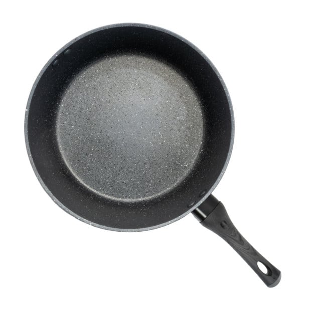 Forged Saucepan With Lid Cookware Kitchen Black Grey Handle 20cm Image 8