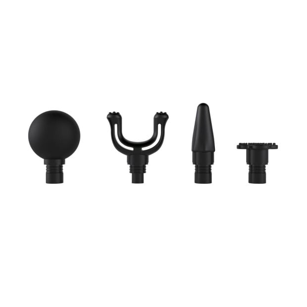 FS-750 Ultra Slim Hot Compress Massage Gun Device USB Charge Black Image 8