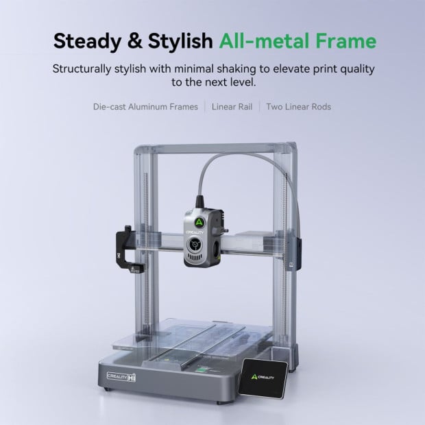 Creality Hi Combo 3D Printer, 4 Colour CFS System, Auto RFID Filament Detection Image 11