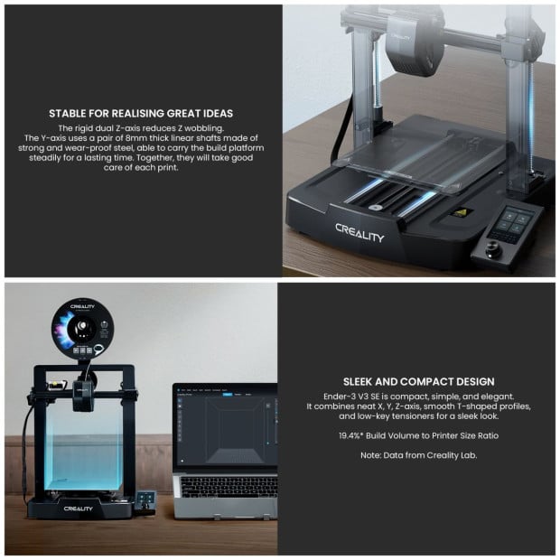 Creality Ender 3 V3 SE 3D Printer, 250mm/s Printing Speed FDM, Auto Levelling Image 7