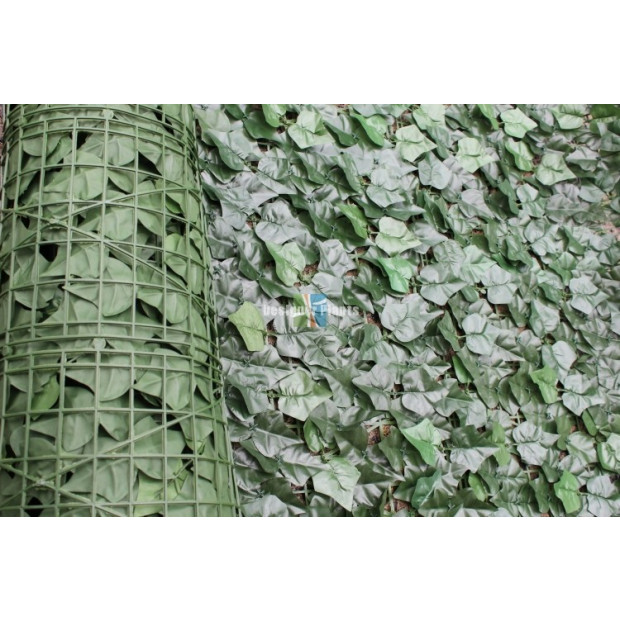 Artificial Ivy Leaf Hedging Screen 3m x 1m Roll Image 2