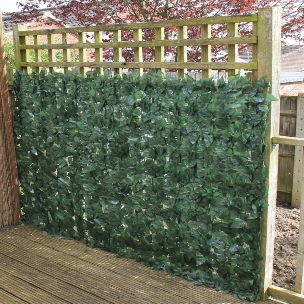 Artificial Ivy Leaf Hedging Screen 3m x 1m Roll