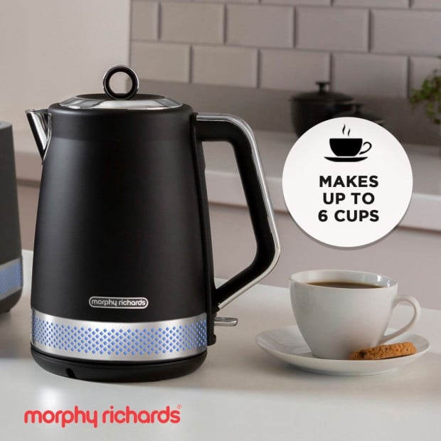 Morphy Richards 1.7L Illumination Jug Kettle - Black Image 8