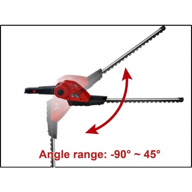 MATRIX 20V X-ONE Cordless Pole hedge trimmer Kit Image 4